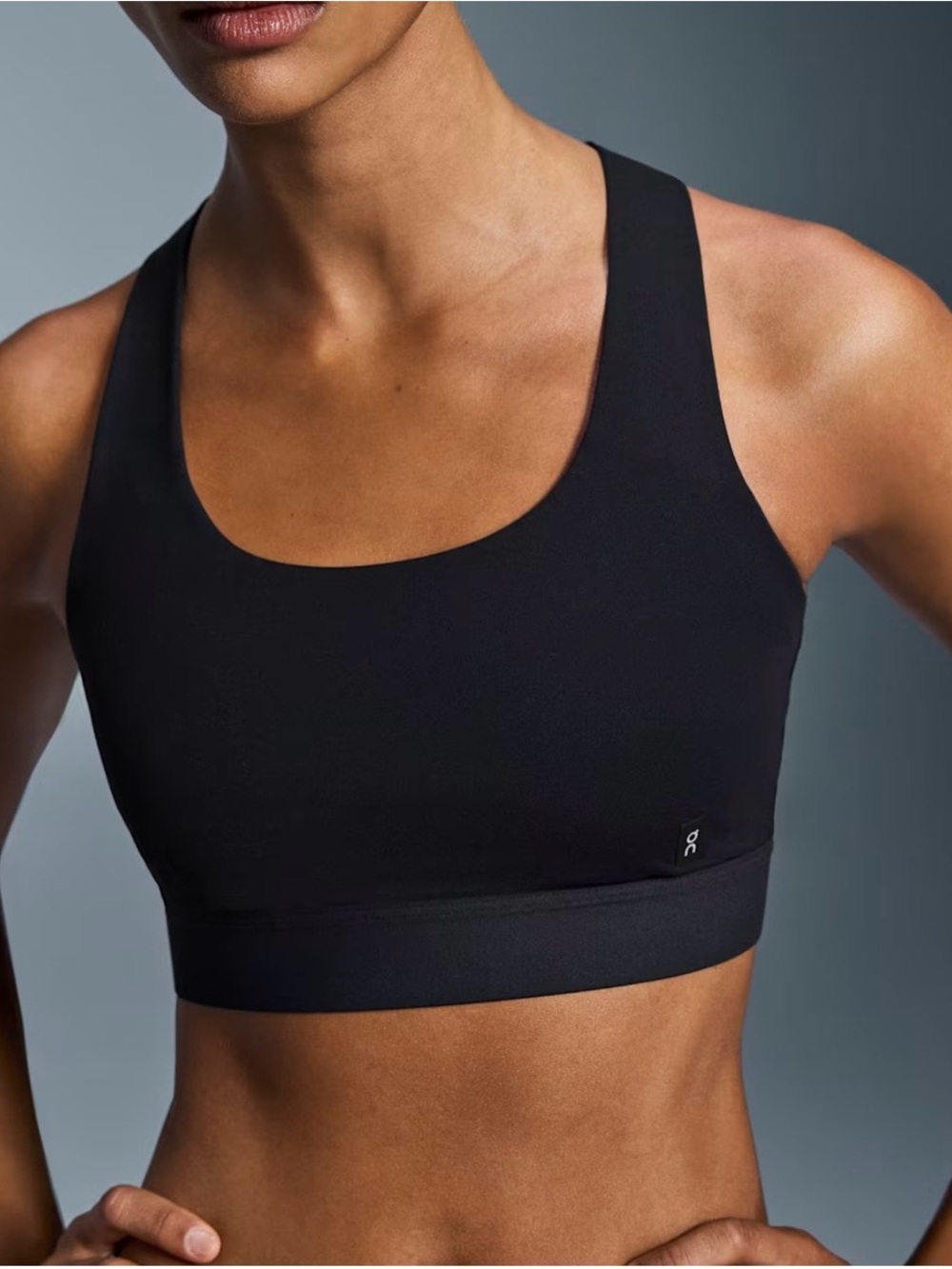 On Running Core Bra Women’s S Black Light Support Racerback Sports Bra